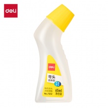 得力 7312 彎頭液體膠 65ml/瓶