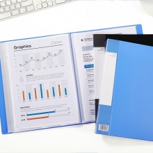 齊心 PF60AK 經(jīng)濟(jì)型資料冊(cè) A4 藍(lán)色 60頁